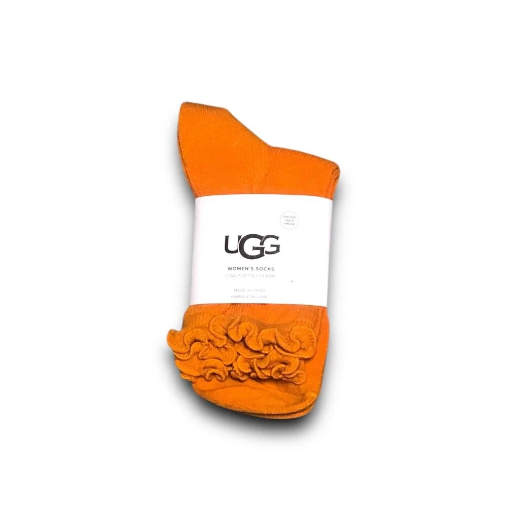 UGG Women's Karsyn Lettuce Edge Crew Socks